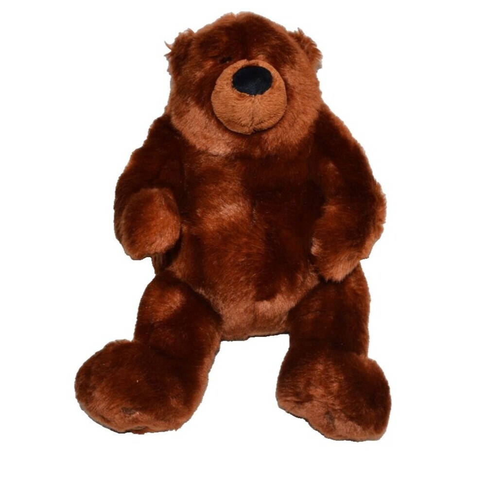 Gund 12" Burly Jr‎  Reddish Brown Teddy Bear Plush Stuffed Animal Retired 88798